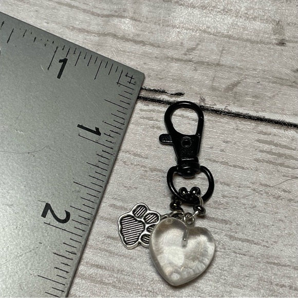 CCO REDUCED Clear Quartz Crystal Pet Charm Or Keychain Or Purse Toggle - Picture 10 of 10